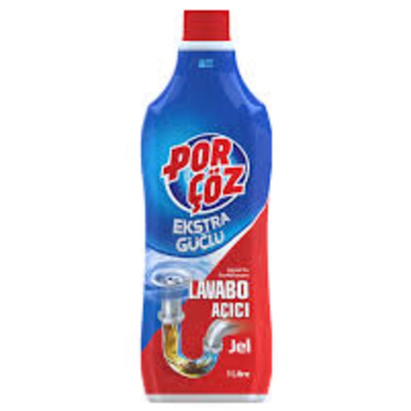 Porçöz Ekstra Güçlü Lavabo Açıcı Jel 1000 ml