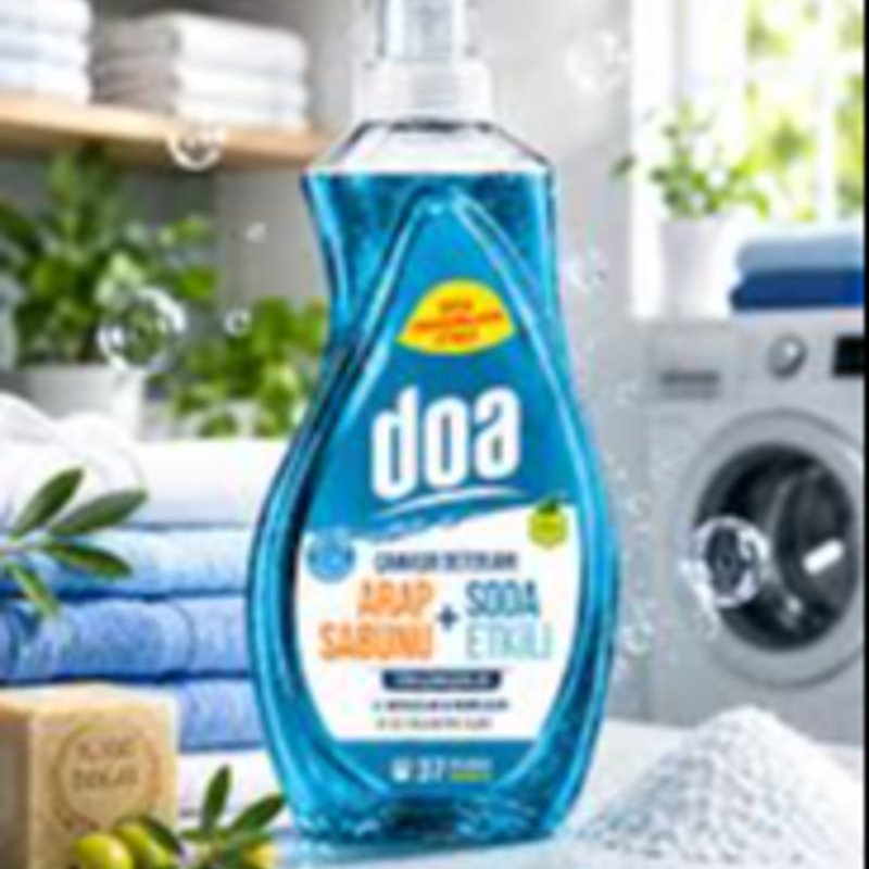 DOA ÇAMAŞIR DETERJANI ARAP SABUNU + SODA ETKİLİ 1480 ML